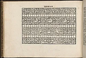 La Vera Perfettione del Disegno di varie sorti di recami, page 16 (verso) by Giovanni Ostaus|Giuseppe Salviati (Giuseppe Porta, called Il Salviati)