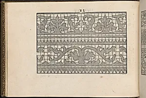 La Vera Perfettione del Disegno di varie sorti di recami, page 20 (verso) by Giovanni Ostaus|Giuseppe Salviati (Giuseppe Porta, called Il Salviati)