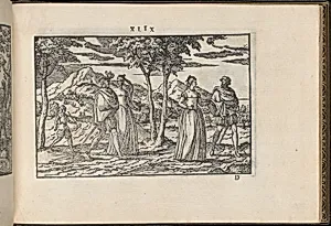 La Vera Perfettione del Disegno di varie sorti di recami, page 25 (recto) by Giovanni Ostaus|Giuseppe Salviati (Giuseppe Porta, called Il Salviati)