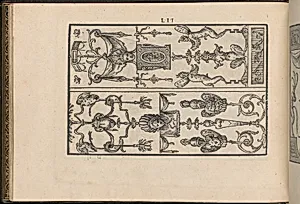 La Vera Perfettione del Disegno di varie sorti di recami, page 26 (verso) by Giovanni Ostaus|Giuseppe Salviati (Giuseppe Porta, called Il Salviati)