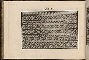 La Vera Perfettione del Disegno di varie sorti di recami, page 32 (verso) by Giovanni Ostaus|Giuseppe Salviati (Giuseppe Porta, called Il Salviati)