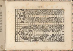 La vera perfettione del disegno di varie sorti di recami, page 3 (recto)