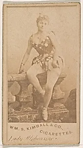 Lady Alphonsene, from the Actresses series (N203) issued by Wm. S. Kimball & Co. by William S. Kimball & Company