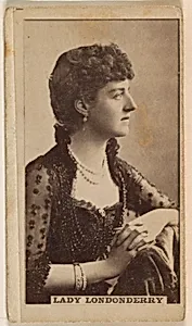 Lady Londonberry, from the Actresses series (N245) issued by Kinney Brothers to promote Sweet Caporal Cigarettes by Kinney Brothers Tobacco Company