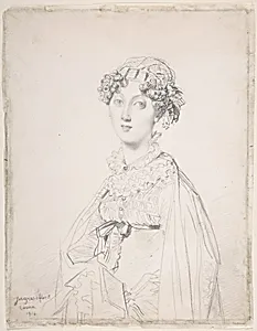 Lady Mary Cavendish-Bentinck (?-1843) by Jean Auguste Dominique Ingres