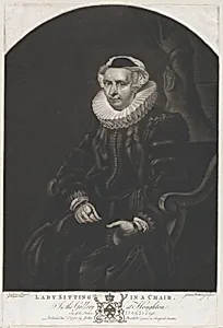 Lady Sitting in a Chair