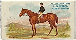 Laggard, from The World's Racers series (N32) for Allen & Ginter Cigarettes by Allen & Ginter|Lindner, Eddy & Claus