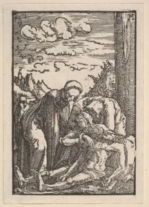 Lamentation, fromThe Fall and Salvation of Mankind Through the Life and Passion of Christ