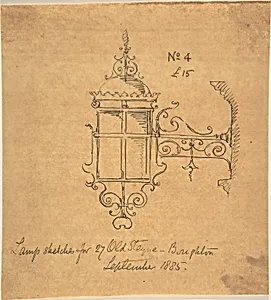 Lamp Design for 27 Old Steyne, Brighton