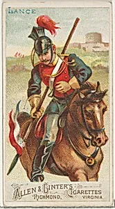 Lance, from the Arms of All Nations series (N3) for Allen & Ginter Cigarettes Brands by Allen & Ginter