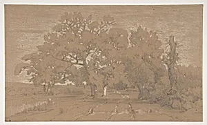 Landscape by Théodore Rousseau