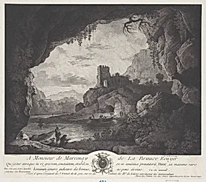 Landscape from a Cave