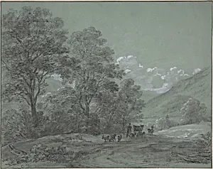 Landscape near Ruhpolding by Cantius Dillis