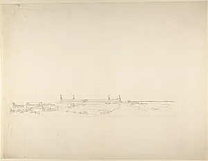 Landscape with a Large Building