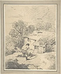 Landscape with Figure