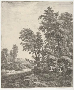 Landscape with Mercury and Argus, from the Series of Six Mythological Scenes