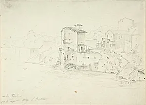 Landscape with Mill and Buildings