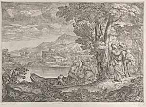 Landscape with the flight into Egypt