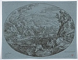 Landscape with Three Figures