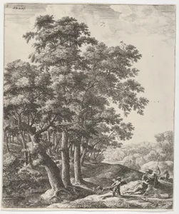 Landscape with Venus and Adonis, from the Series of Six Mythological Scenes