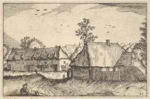 Large Sheds, plate 21 from "Regiunculae et Villae Aliquot Ducatus Brabantiae"