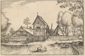 Large Walled Farm, plate 23 from "Regiunculae et Villae Aliquot Ducatus Brabantiae"