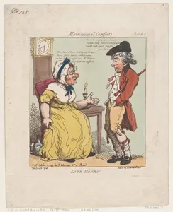 Late Hours! by Thomas Rowlandson|Rudolph Ackermann, London|George Murgatroyd Woodward