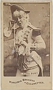 Laura Burt, from the Actors and Actresses series (N45, Type 6) for Virginia Brights Cigarettes by Allen & Ginter