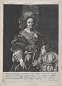 Laura Dianti with a Black Page by Aegidius Sadeler II|Titian (Tiziano Vecellio)|Marcus Sadeler
