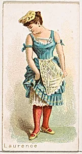 Laurence, from the Ballet Queens series (N182) issued by Wm. S. Kimball & Co. by William S. Kimball & Company