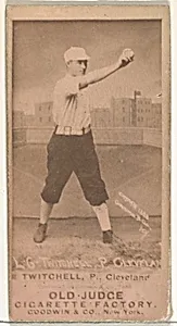 Lawrence Grant "Larry" Twitchell, Pitcher, Cleveland, from the Old Judge series (N172) for Old Judge Cigarettes by Goodwin & Company