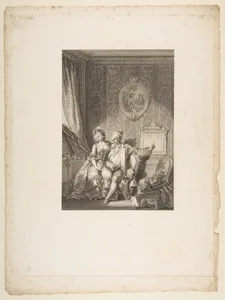 Le Calendrier des Vieillards, from "Contes et nouvelles en vers par Jean de La Fontaine. A Paris, de l'imprimerie de P. Didot, l'an III de la République, 1795"