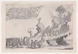 Le Char du Mont Parnasse (The Chariot of Mount Parnassus), from Guerre de Beauté (Guerra di Bellezza) (War of Beauty)