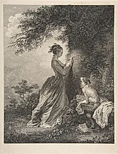 Le Chiffre d'Amour by Nicolas de Launay|Jean Honoré Fragonard