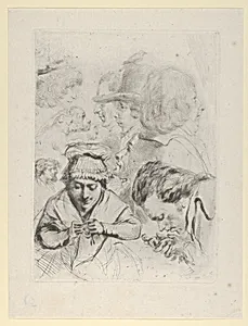 Le Citoyen Aubourg, Mme Aubourg, et leur famille (Citizen Aubourg, Madame Aubourg, and their Family) by baron Dominique Vivant Denon