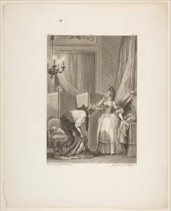Le Cocu battu et content, from Contes et nouvelles en vers par Jean de La Fontaine. A Paris, de l'imprimerie de P. Didot, l'an III de la République, 1795