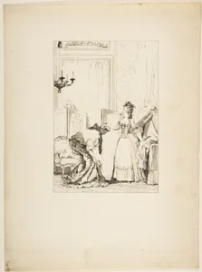 Le Cocu battu et content, from "Contes et nouvelles en vers par Jean de La Fontaine. A Paris, de l'imprimerie de P. Didot, l'an III de la République, 1795"