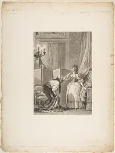 Le Cocu battu et content, from "Contes et nouvelles en vers par Jean de La Fontaine. A Paris, de l'imprimerie de P. Didot, l'an III de la République, 1795"