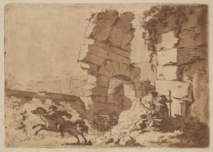 Le Colisée (The Colosseum), in an album containing Recueil de Compositions par Lagrenée Le Jeune (Collection of Compositions by Lagrenée the Younger)