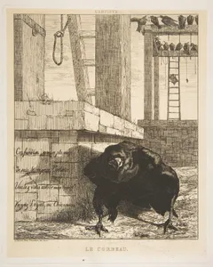 Le Corbeau, from "L'Artiste"