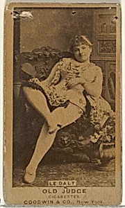 Le Daly, from the Actors and Actresses series (N171) for Old Judge Cigarettes by Goodwin & Company