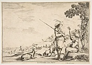 Le Florentin à la chasse by Stefano della Bella|Pierre François Basan