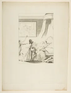Le Gascon puni, from "Contes et nouvelles en vers par Jean de La Fontaine. A Paris, de l'imprimerie de P. Didot, l'an III de la République, 1795"