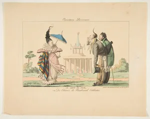 Le Goût du Jour ou Des Chinois du Boulevard Coblentz, from "Caricatures Parisiennes"