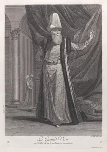 Le Grand Visir, en Habit et en Turban de ceremonie, plate 27 from "Recueil de cent estampes représentent differentes nations du Levant"