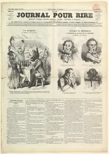 Le Journal Pour Rire, Journal d'Iimages, Journal Comique, Critique, Satirique et Moqueur, August 23, 1850