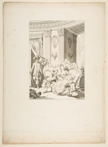 Le Mari Confesseur, from "Contes et nouvelles en vers par Jean de La Fontaine. A Paris, de l'imprimerie de P. Didot, l'an III de la République, 1795"