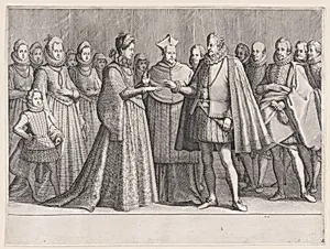 Le Mariage de Ferdinand 1er (The Marriage of Ferdinand I de'Medici), from La Vie de Ferdinand Ier de Médicis série appelée aussi Les Batailles des Médicis (The Life of Ferdinand I de'Medici also called The Medici Battles)