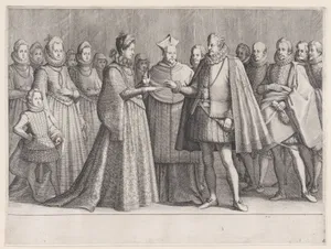 Le Mariage de Ferdinand 1er (The Marriage of Ferdinand I de'Medici), from La Vie de Ferdinand Ier de Médicis série appelée aussi Les Batailles des Médicis (The Life of Ferdinand I de'Medici also called The Medici Battles)