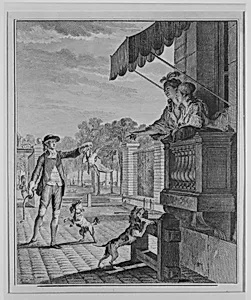 Le Pari Gagné (The Winning Bet), from "Le Monument du Costume" by Jean Michel Moreau the Younger|Restif de La Bretonne|l'Imprimerie de Prault|Camligue
